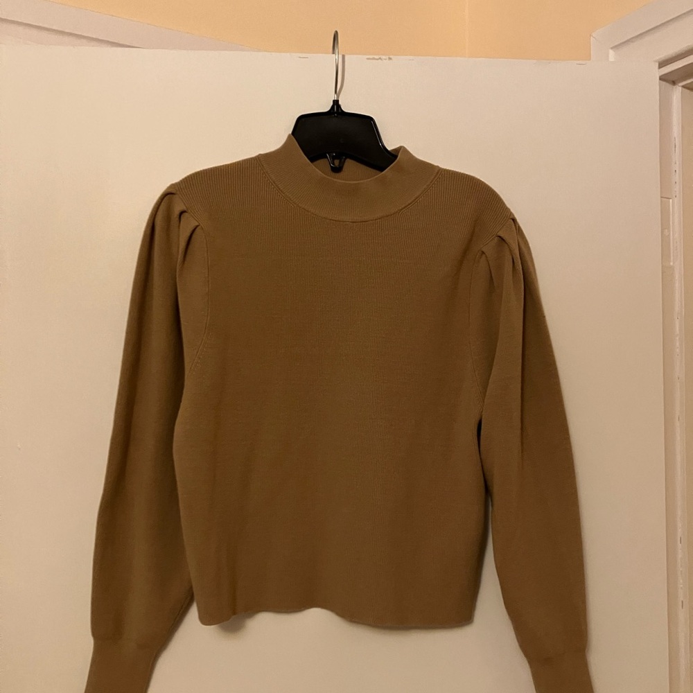 Wilfred- Aritzia - Tan Long Sleeve Top
